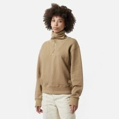 Womens Norse Projects Nettle Half Zip Sweat Women's