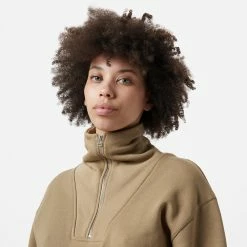 Womens Norse Projects Nettle Half Zip Sweat Women's -Cheap Women Trousers Store hp 519617 d