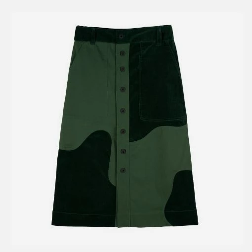 Womens Brain Dead Organic Panel Skirt Women's 4 Womens Brain Dead Organic Panel Skirt Women's -Cheap Women Trousers Store hp 524850 a