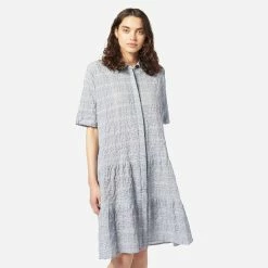 Womens YMC Luna Check Dress Women's