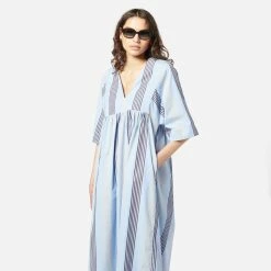 Womens Wood Wood Sabine Poplin Dress Women's