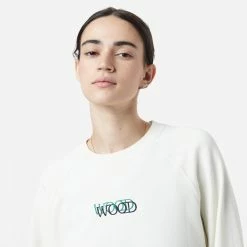 Womens Wood Wood Hope Logo Sweatshirt Women's -Cheap Women Trousers Store hp 550776 d