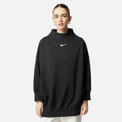 Womens Nike Pheonix Mock Neck Sweatshirt Women's