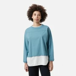 Womens Beams Boy Layered Long Sleeve T-Shirt Women's