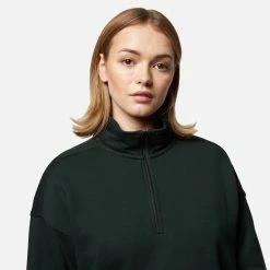 Womens Carhartt WIP Ontario Quarter Zip Sweatshirt Women's -Cheap Women Trousers Store hp 561364 e