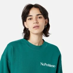 Womens Aries No Problemo Sweatshirt Women's -Cheap Women Trousers Store hp 573509 d