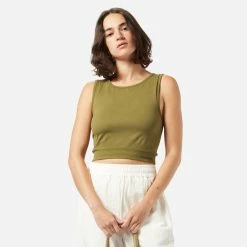 Womens Organic Basics Active Crop Top Women's