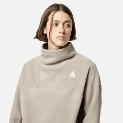 Womens Nike ACG Wolf Tree Mock Neck Sweatshirt Women's -Cheap Women Trousers Store hp 600092 d