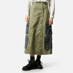 Womens W'menswear Fly Pocket Skirt Women's