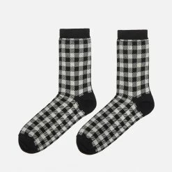 Womens YMC Gingham Socks Women's