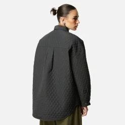 Womens Beams Boy Quilted Shirt Blouson Women's -Cheap Women Trousers Store hp 620298 c