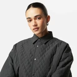 Womens Beams Boy Quilted Shirt Blouson Women's -Cheap Women Trousers Store hp 620298 d