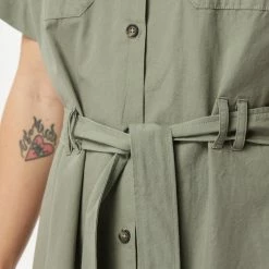 Womens A.P.C. Drew Belted Dress Women's -Cheap Women Trousers Store hp 625260 e