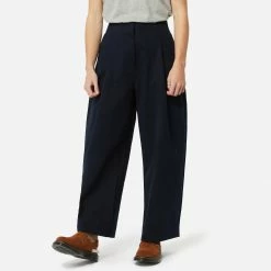 Womens Studio Nicholson Deep Pleated Volume Pant Women's