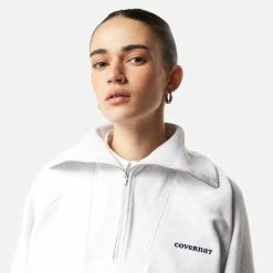 Womens COVERNAT Half Zip Fleece Women's -Cheap Women Trousers Store hp 643552 d